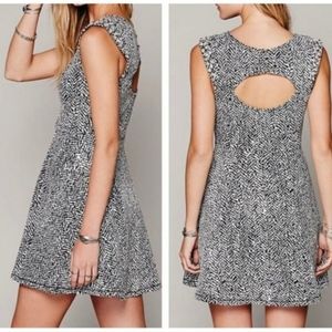 FREE PEOPLE Womens Fit & Flare Cutout Back XS